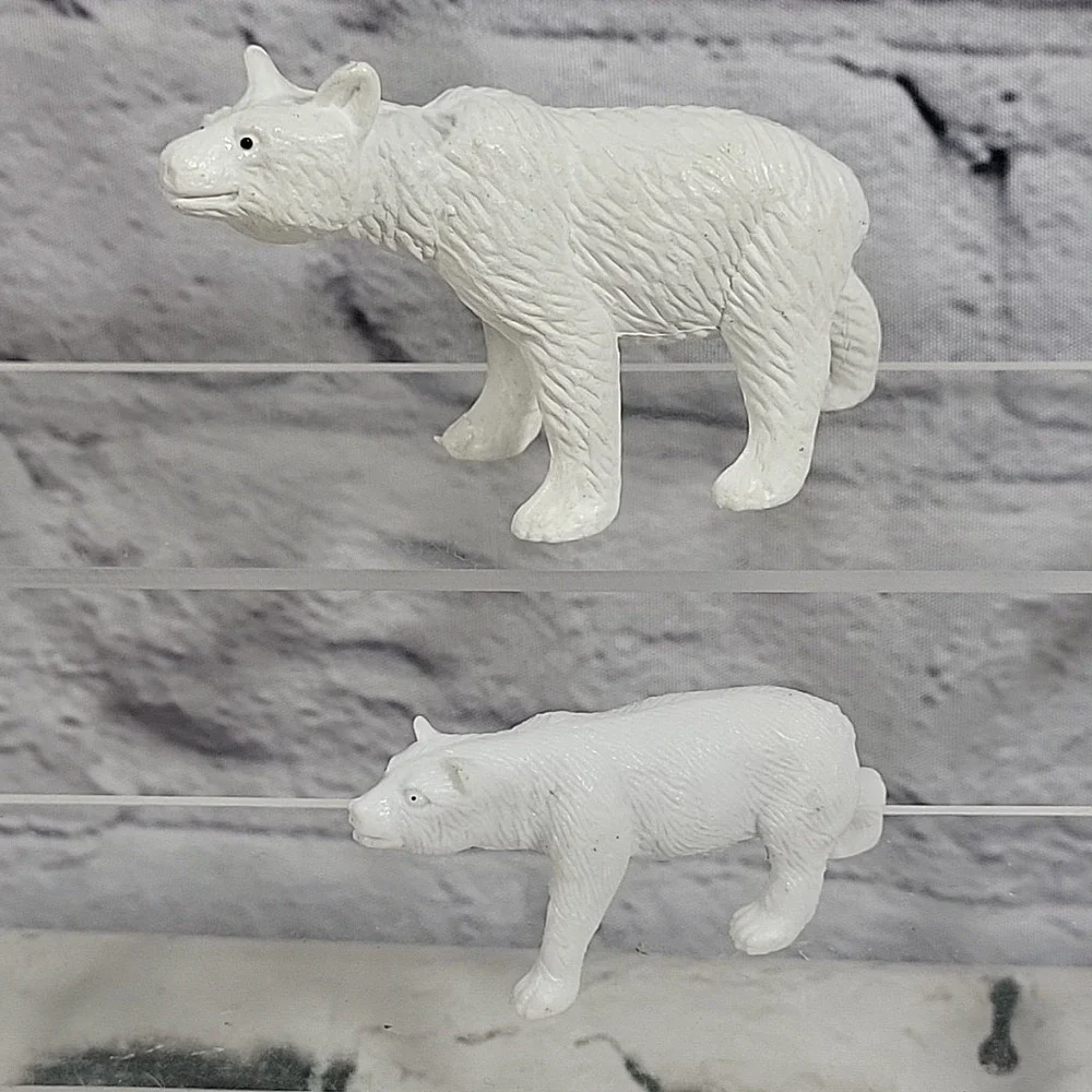 Animal Figures‎ Bears Lot Of 8 Polar Bears Pandas Brown Cubs Wildlife